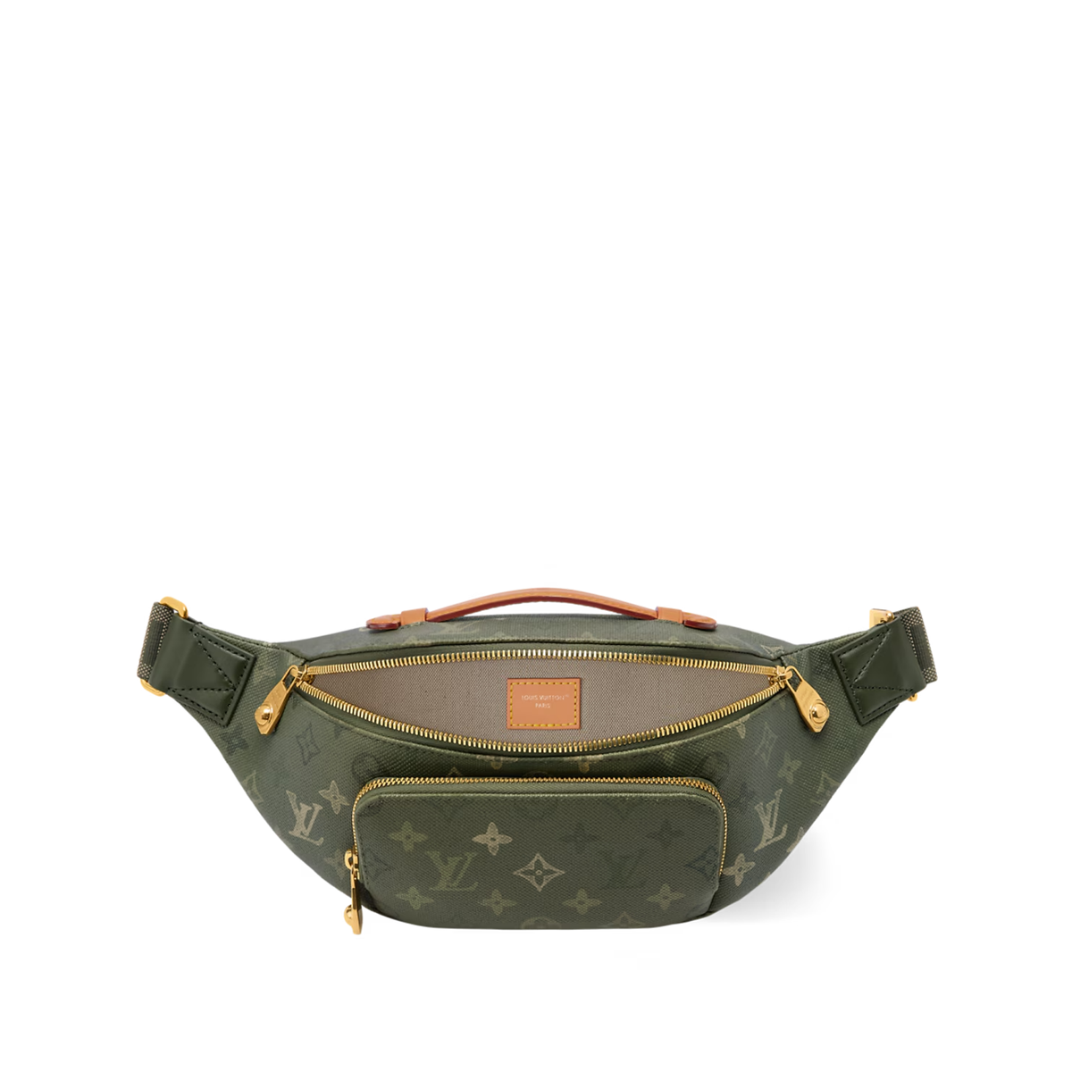 Louis Vuitton Rush Bumbag in Monogram Surplus coated canvas with golden zippers