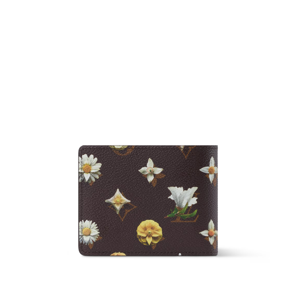 Louis Vuitton Slender wallet is crafted from Monogram Flowers