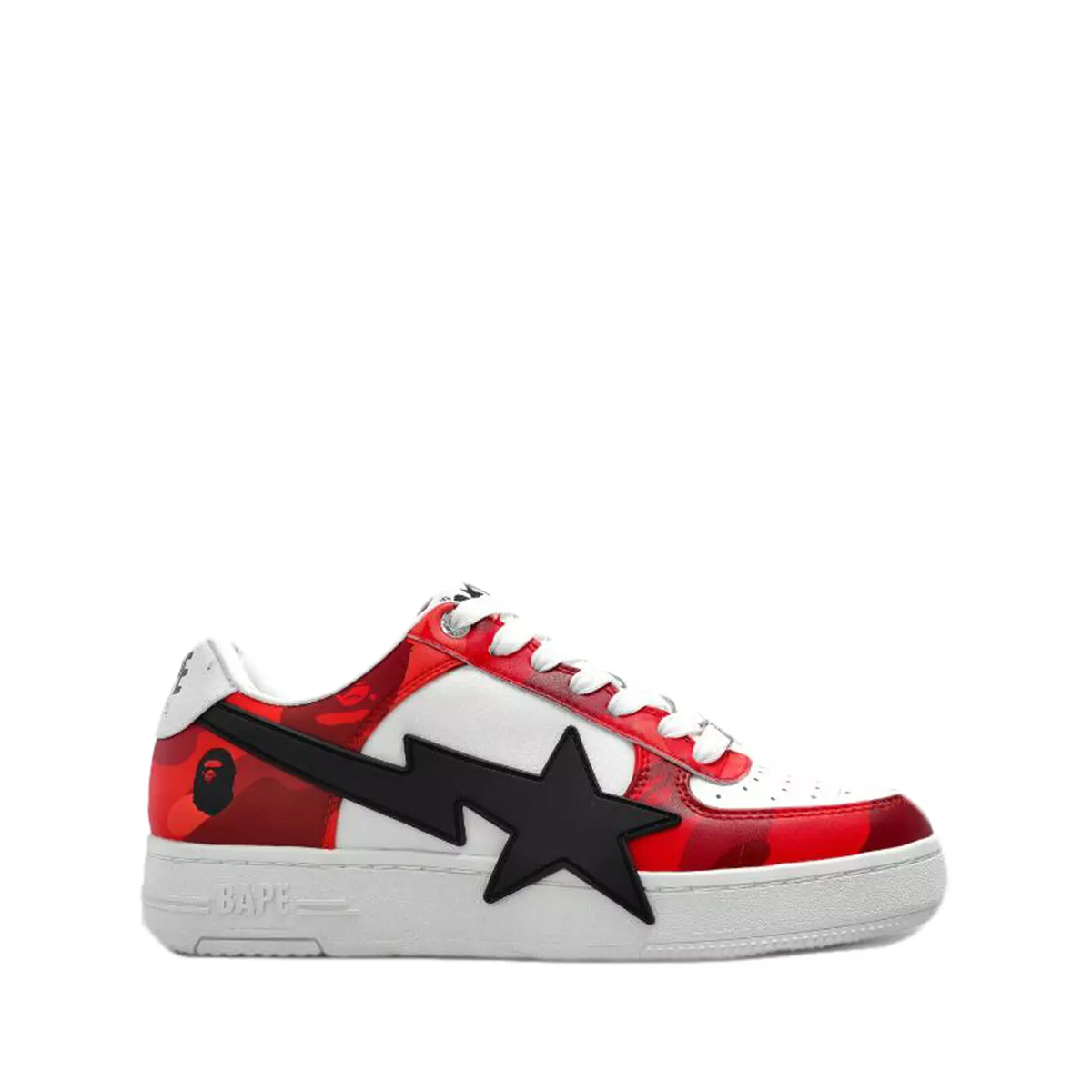 A Bathing Ape Bape Sta Low OS Color Camo Red White