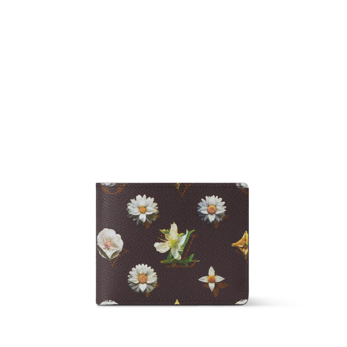 Louis Vuitton Slender wallet is crafted from Monogram Flowers