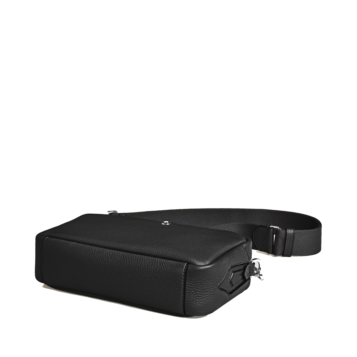 Montblanc Companion Crossbody Bag in black grained leather
