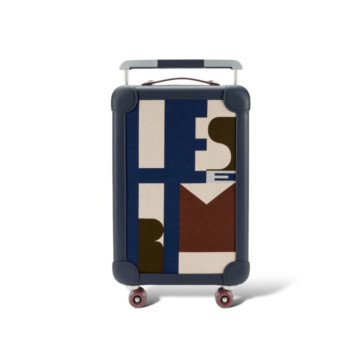 Herms RMS Cabin Suitcase featuring a Pacific printed H