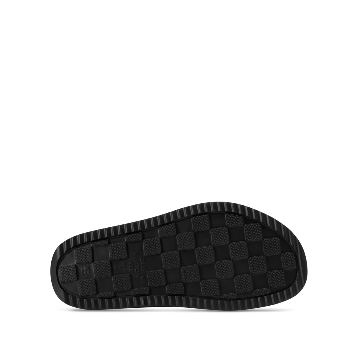 Louis Vuitton Easy Mules in black monogram grained calf leather