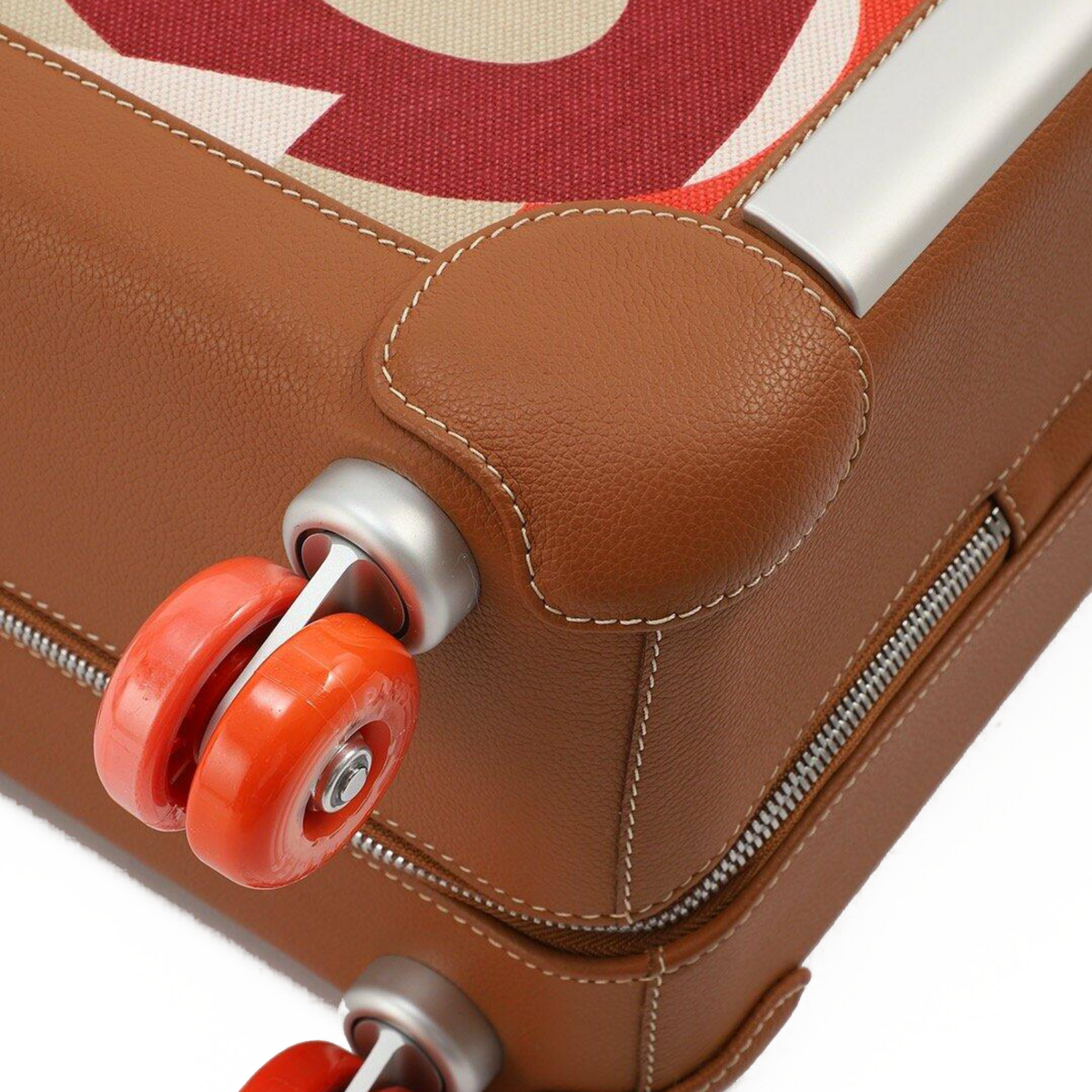 Herms RMS Cabin Suitcase featuring a printed H Plume