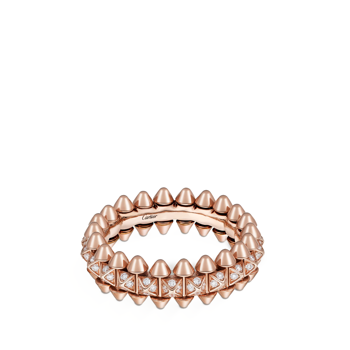 rose gold Cartier Clash de Cartier Ring Small Model