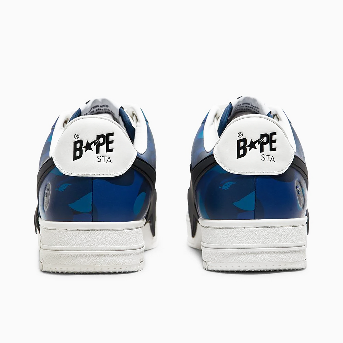 A Bathing Ape Bape Sta Low OS 1 Color Camo Blue White