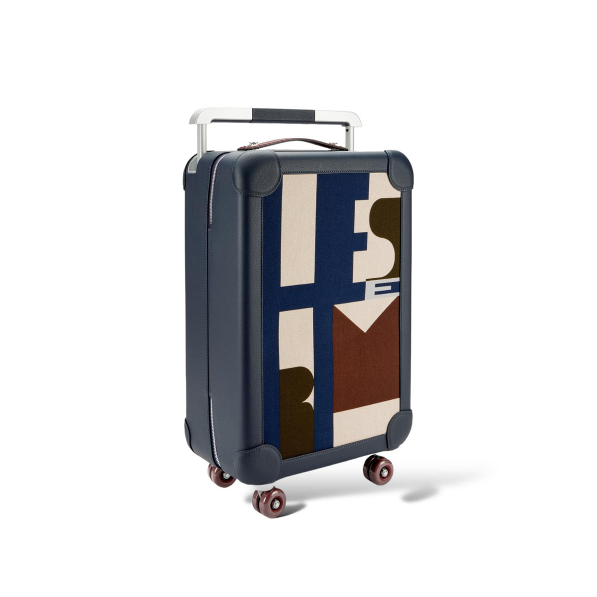 Herms RMS Cabin Suitcase featuring a Pacific printed H