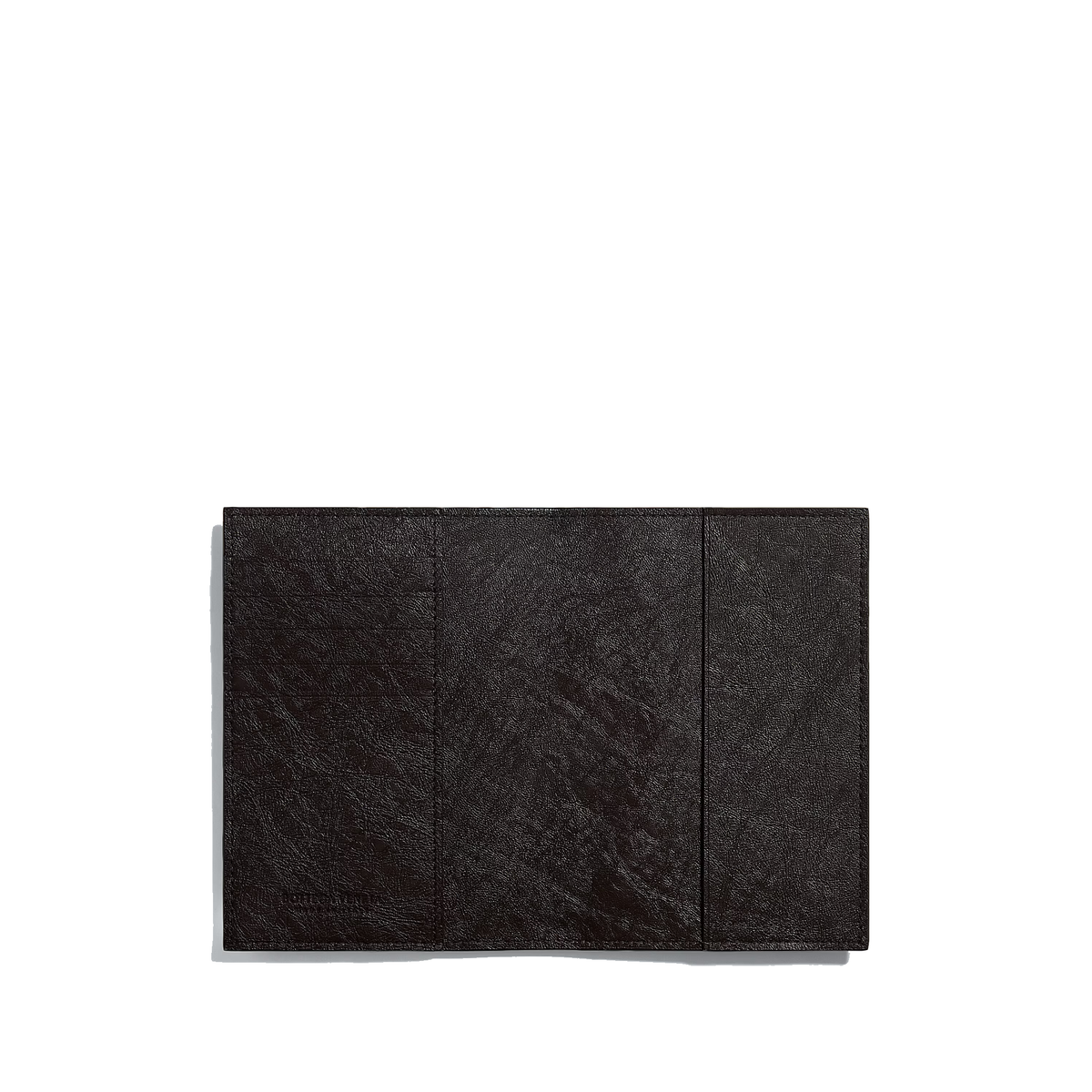 This is a Bottega Veneta Intrecciato passport case