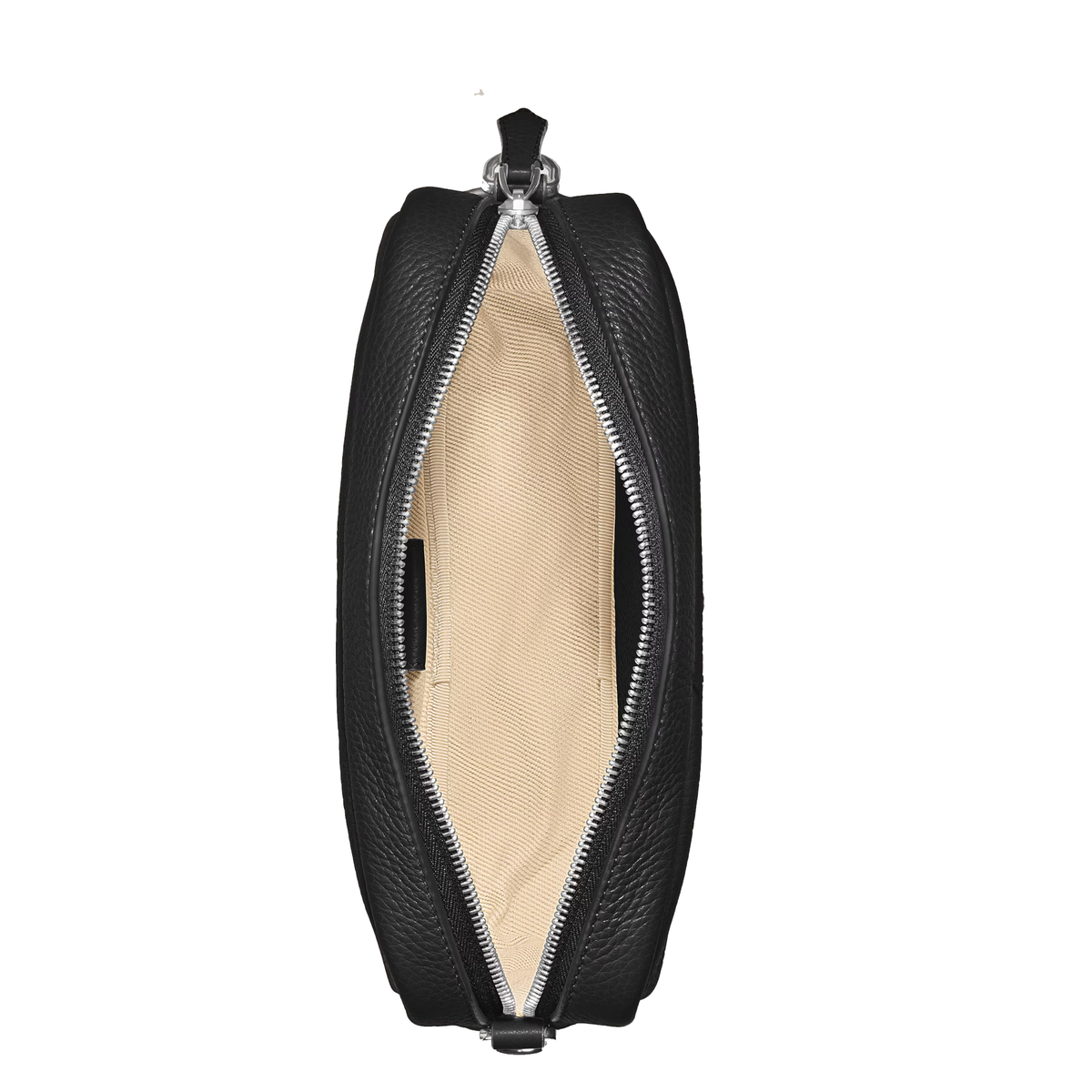 Montblanc Companion Crossbody Bag in black grained leather