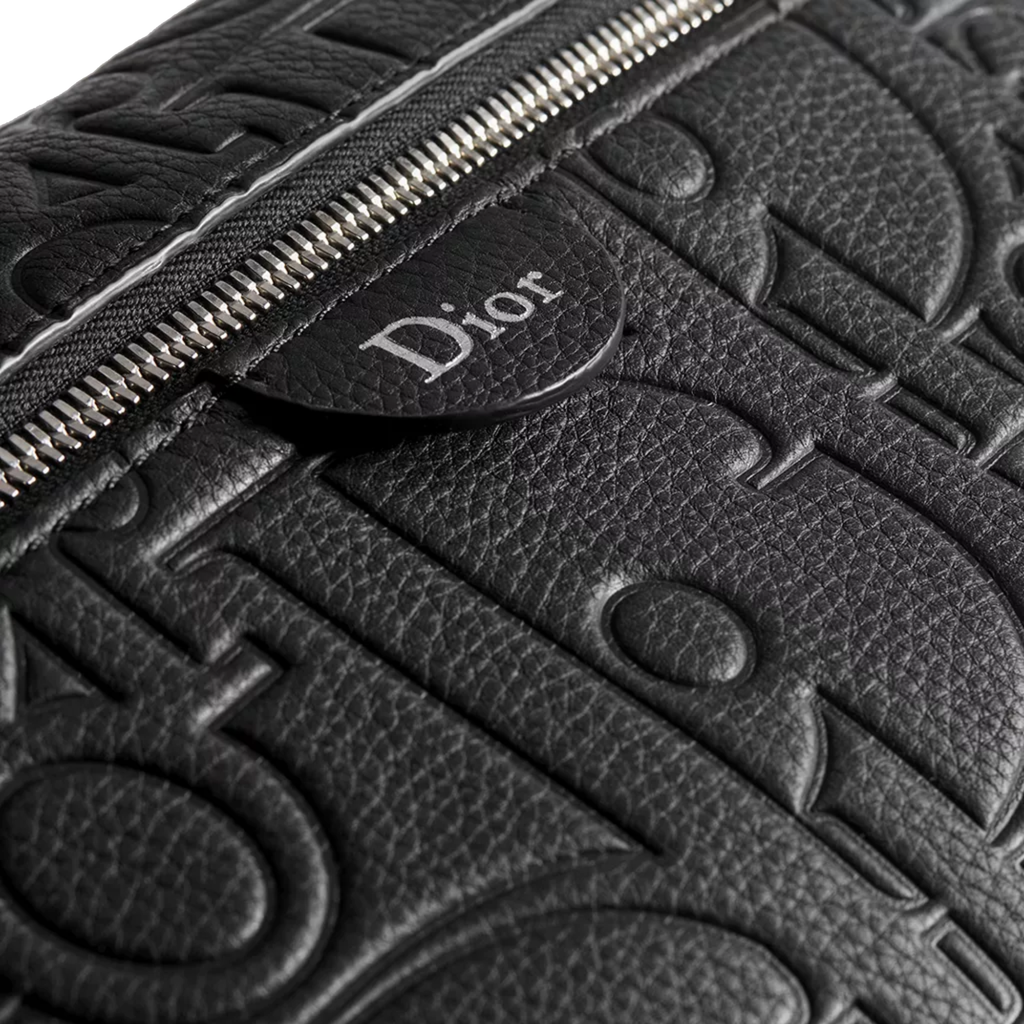 Dior Rider Zipped Messenger Bag is crafted in black Dior Gravity — view 5
