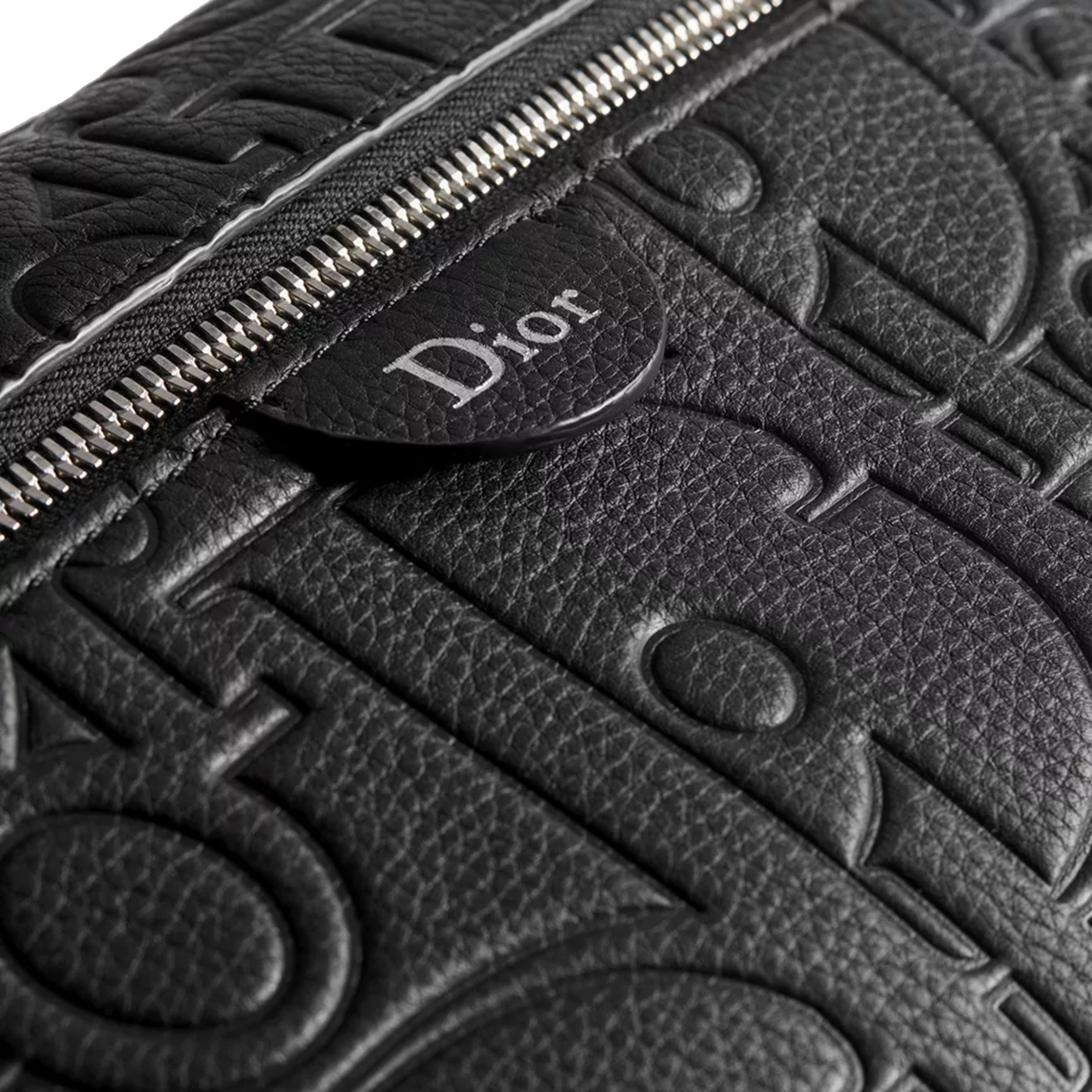 Dior Rider Zipped Messenger Bag is crafted in black Dior Gravity — view 5
