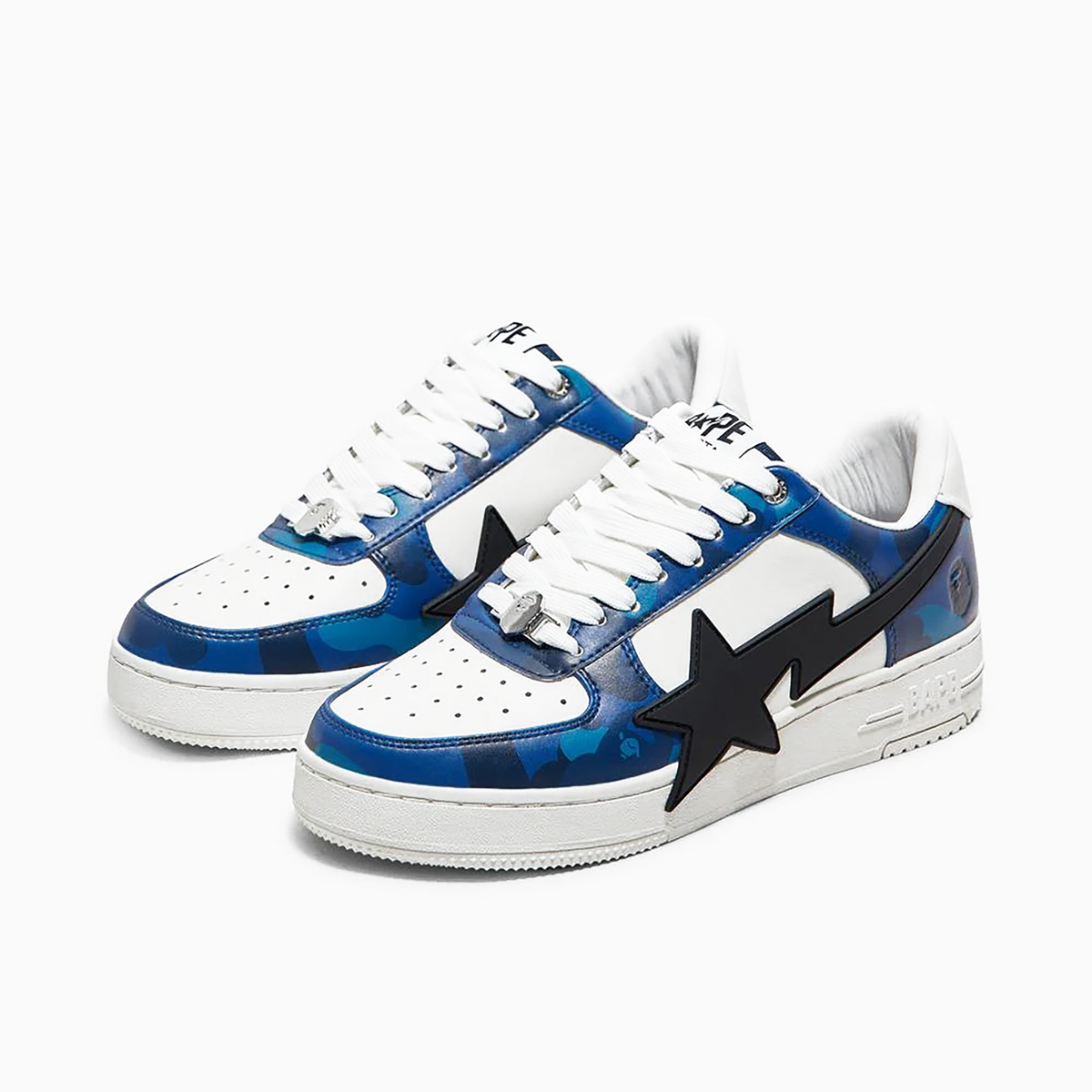 A Bathing Ape Bape Sta Low OS 1 Color Camo Blue White
