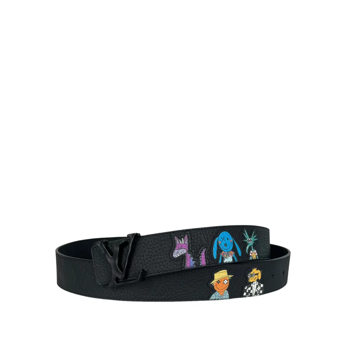 Louis Vuitton LV Friends character belt from Virgil Ablohs SpringSummer 2021 collection — view 2