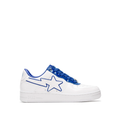 A Bathing Ape BAPE STA 8 M1 sneaker in the white and navy blue