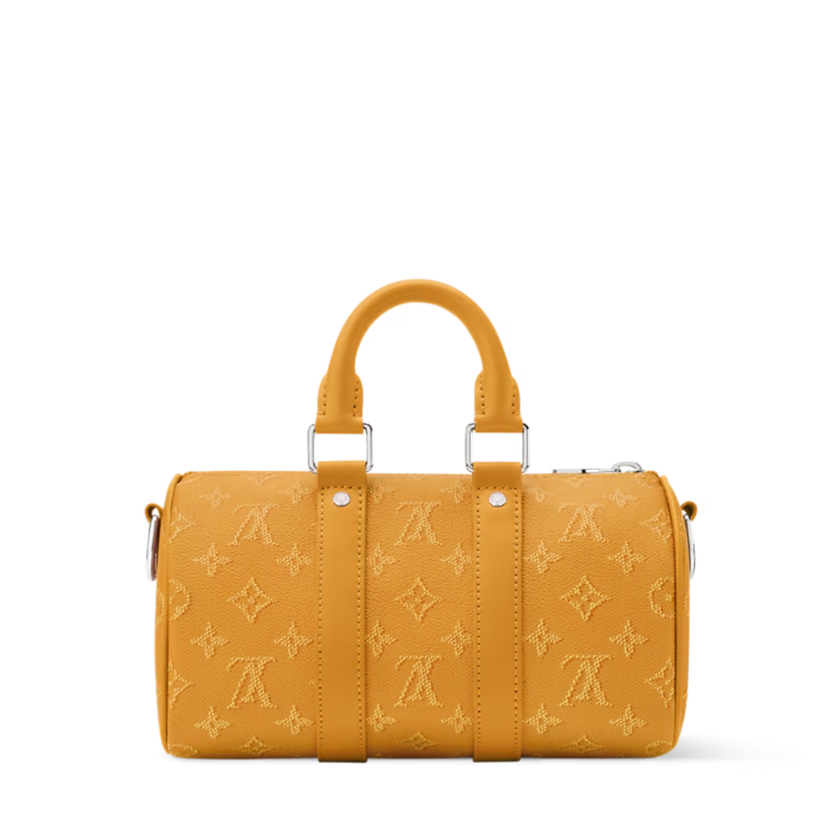 Louis Vuitton Keepall Bandoulire 25 city bag in vibrant Monogram Heritage coated canvas