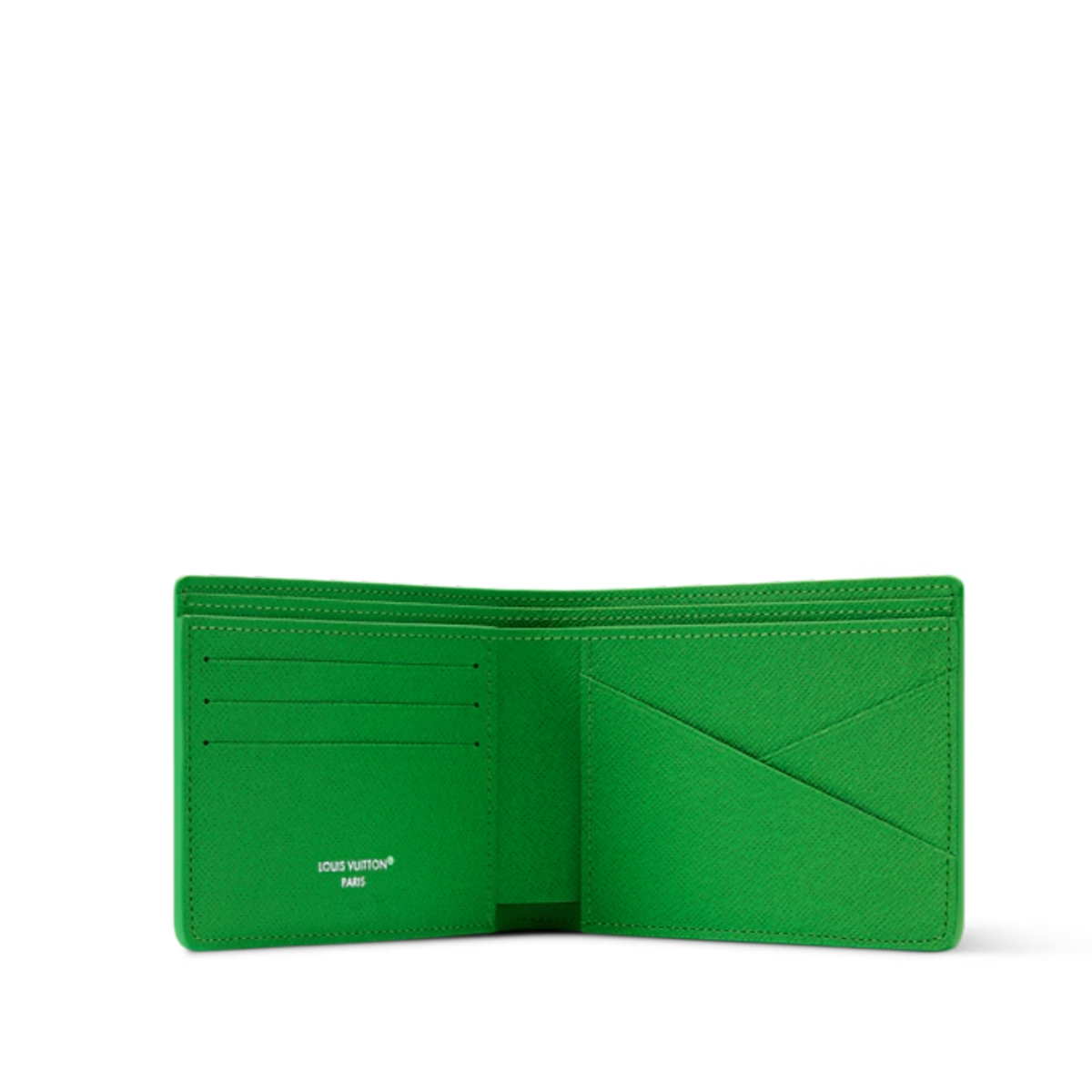 Louis Vuitton Football Wallet Organizer in green coated