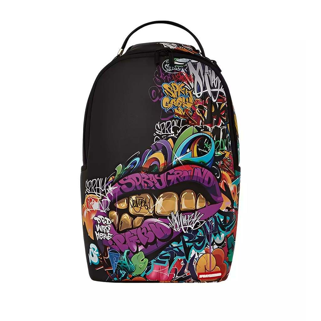 Sprayground Half Graf Lips Backpack Multicolor