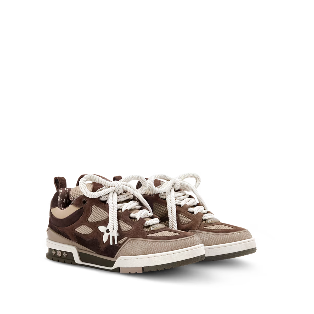 Louis Vuitton LV Skate Sneaker in a brown colorway