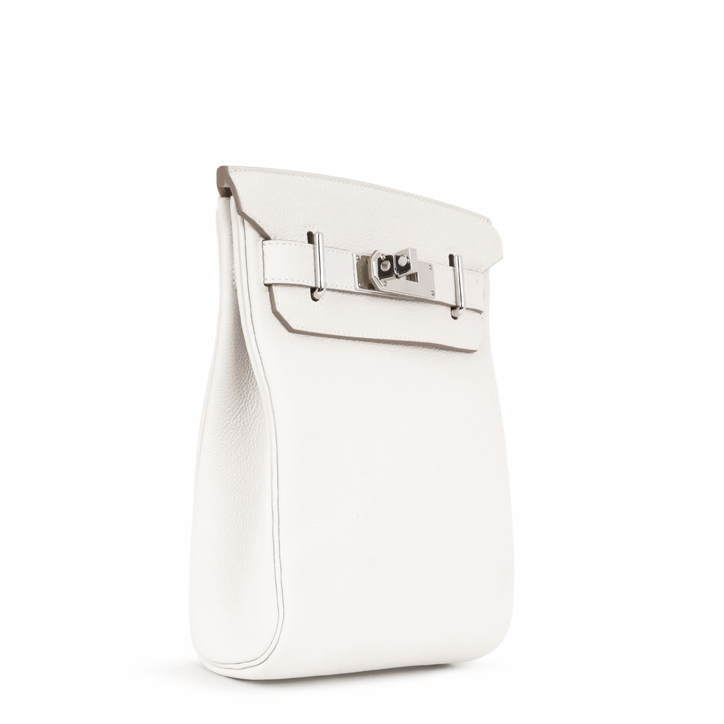 Hermes Hac Dos PM in white