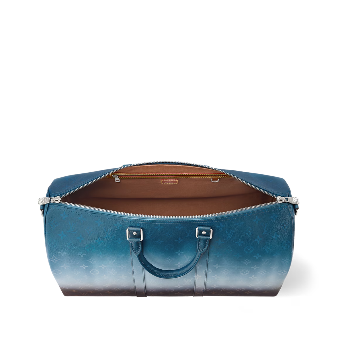 Louis Vuitton Keepall Bandoulire 50 in Blue Monogram Clouds