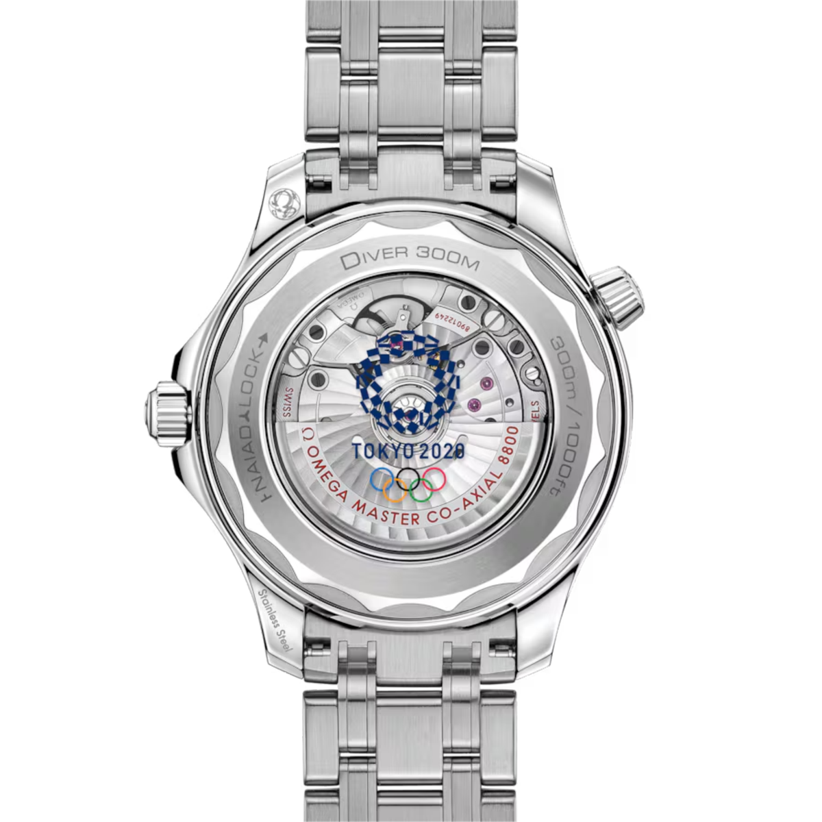 Omega Seamaster Diver 300M with a white