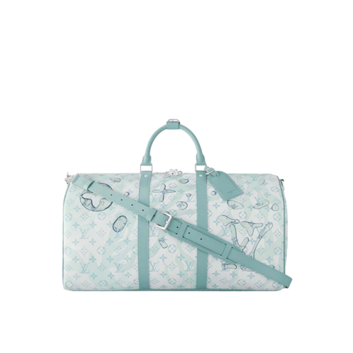 Louis Vuitton Keepall Bandouliere Crystal Blue