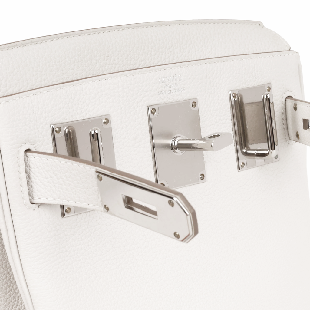 Hermes Hac Dos PM in white