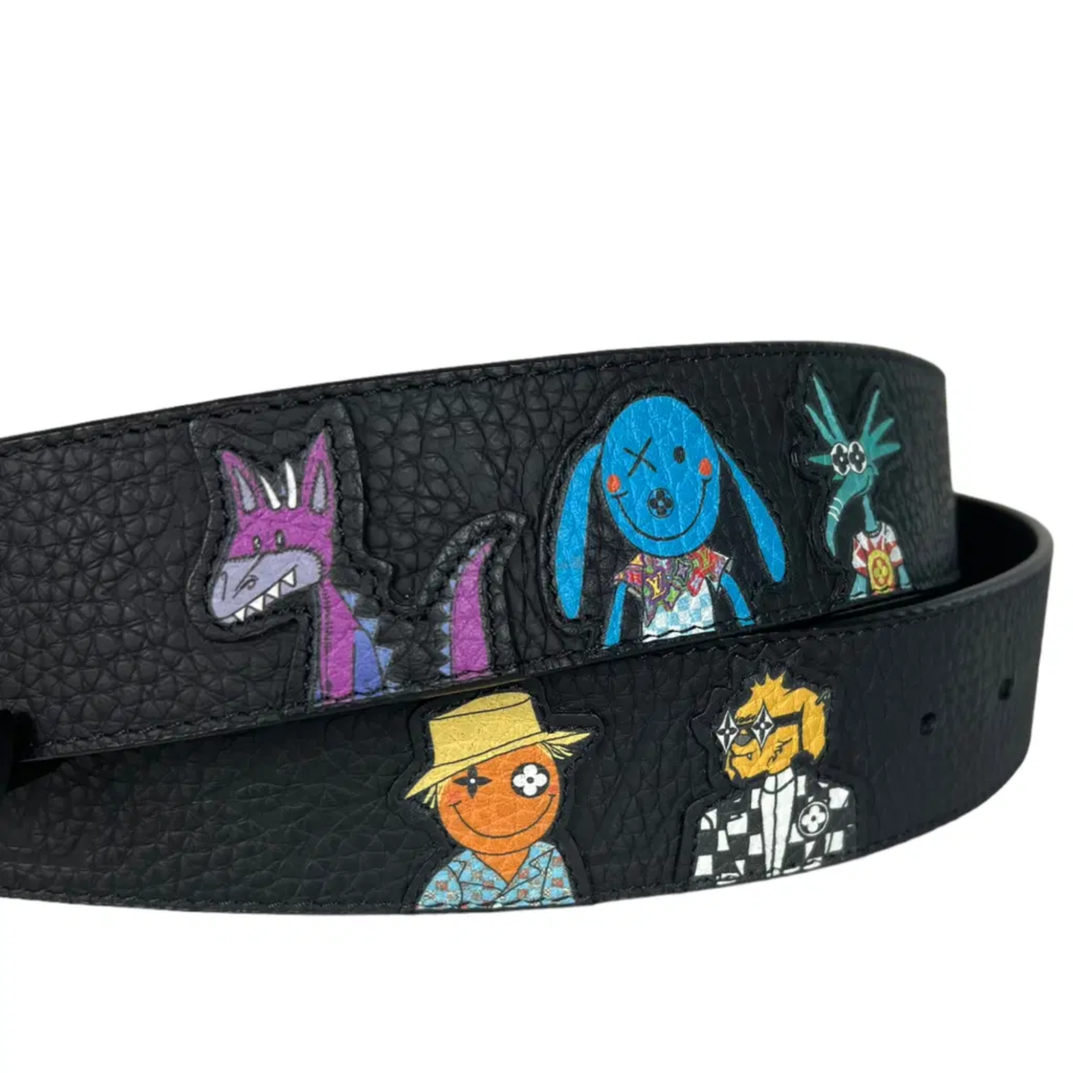 Louis Vuitton LV Friends character belt from Virgil Ablohs SpringSummer 2021 collection — view 4
