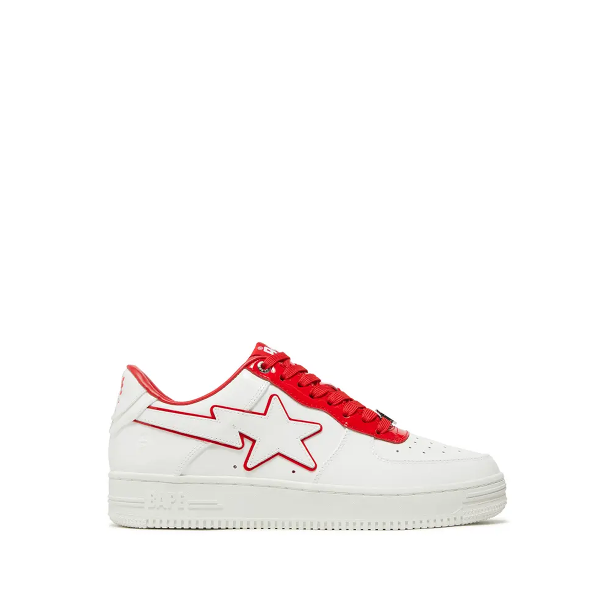 A Bathing Ape BAPE STA 8 M1 White Red