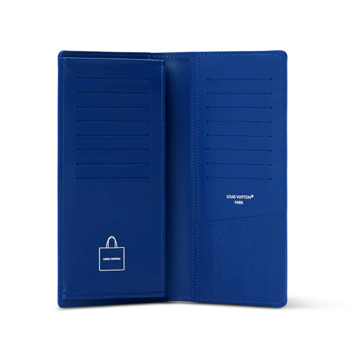 Louis Vuitton LV Packaging Passport Cover in saffron orange leather — view 4