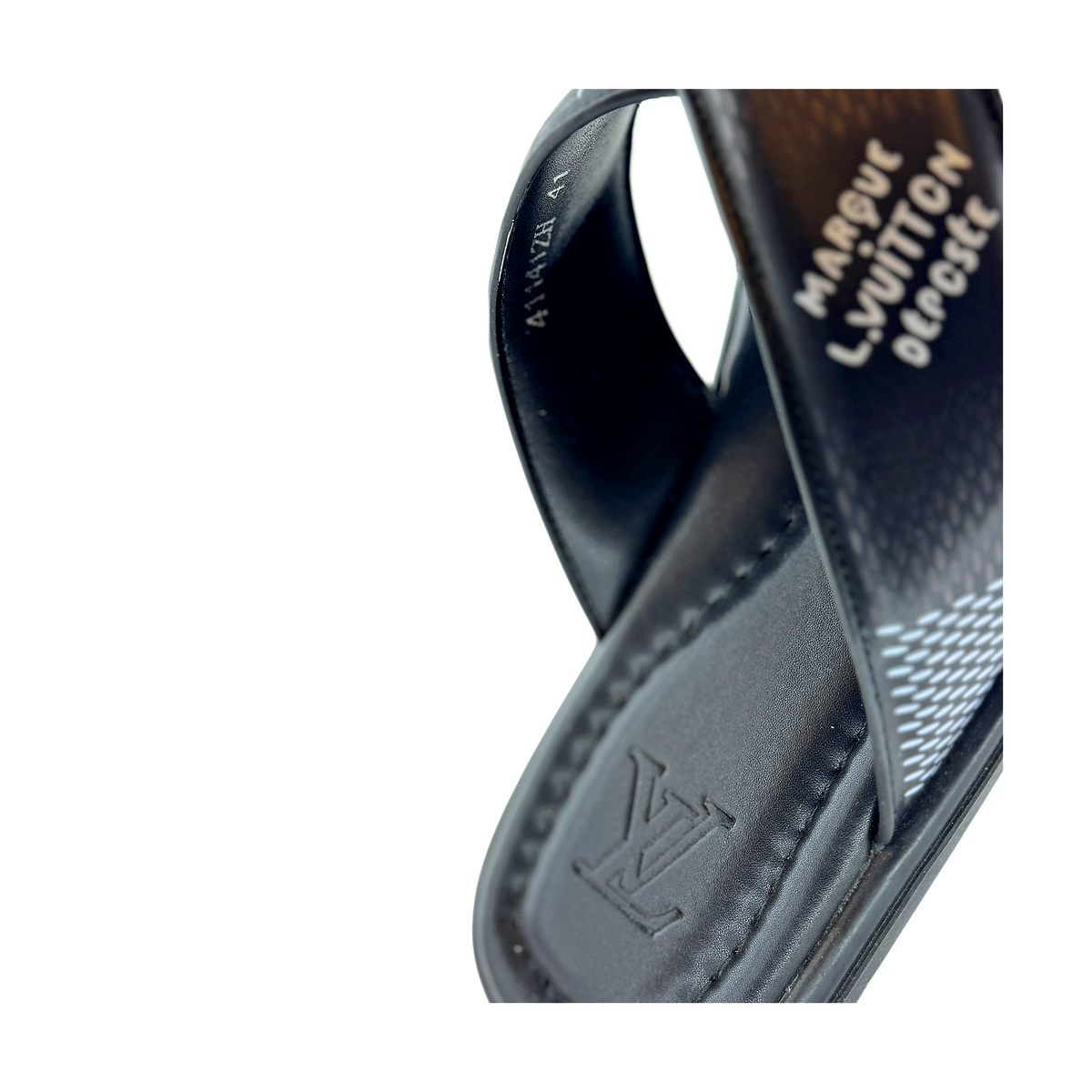 LV Black Slipper