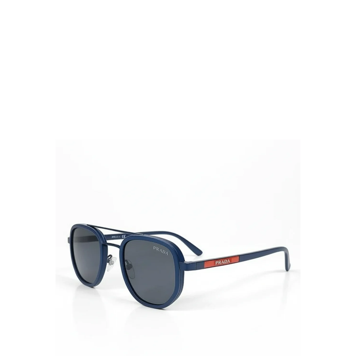 Prada Linea Rossa sunglasses featuring a bold navy blue — view 1