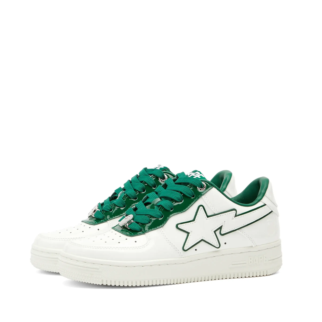 A Bathing Ape Bape Sta 8 M1 White Green