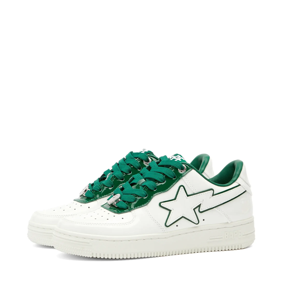A Bathing Ape Bape Sta 8 M1 White Green