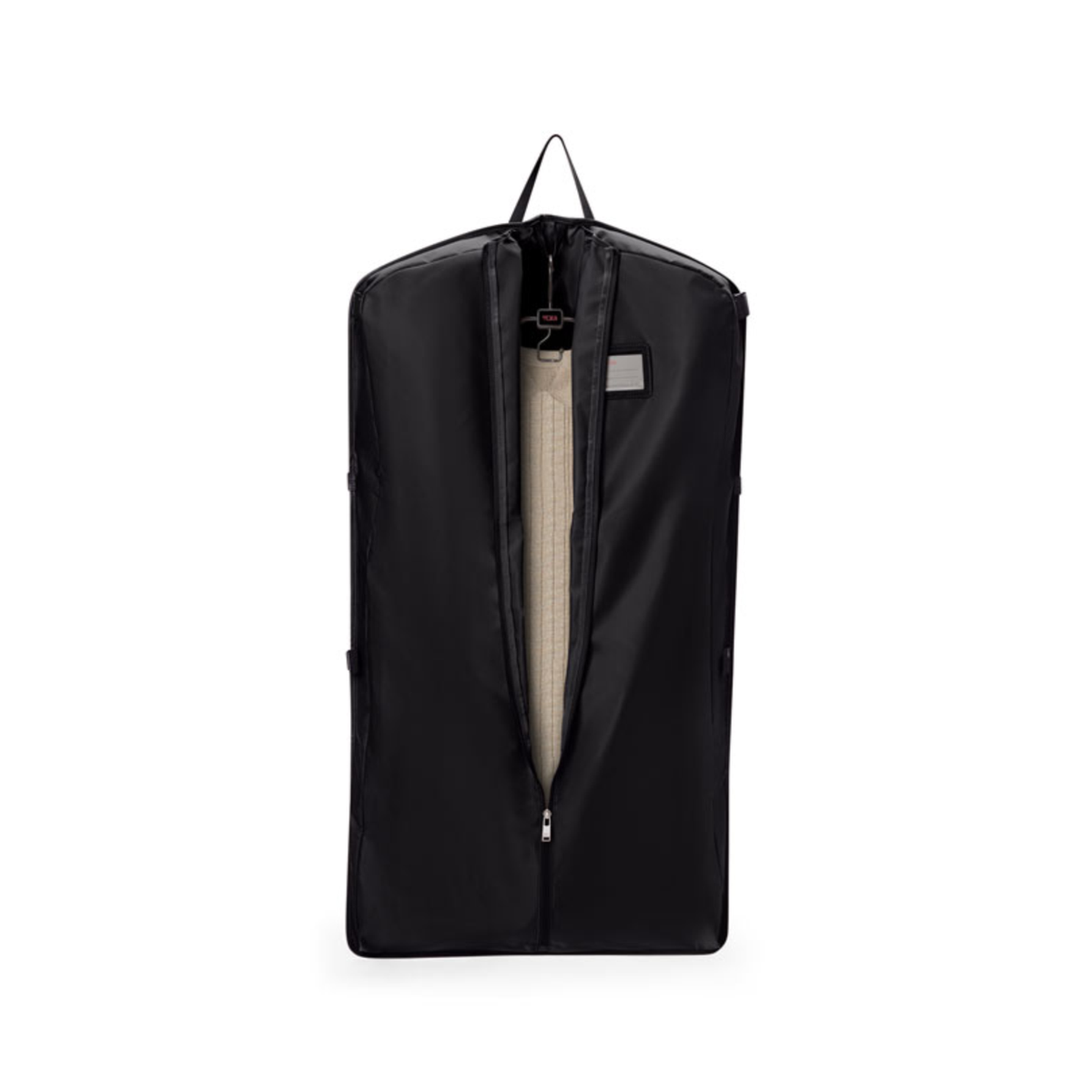 TUMI Travel Accessory Garment Bag in black is designed to hold up to two suits