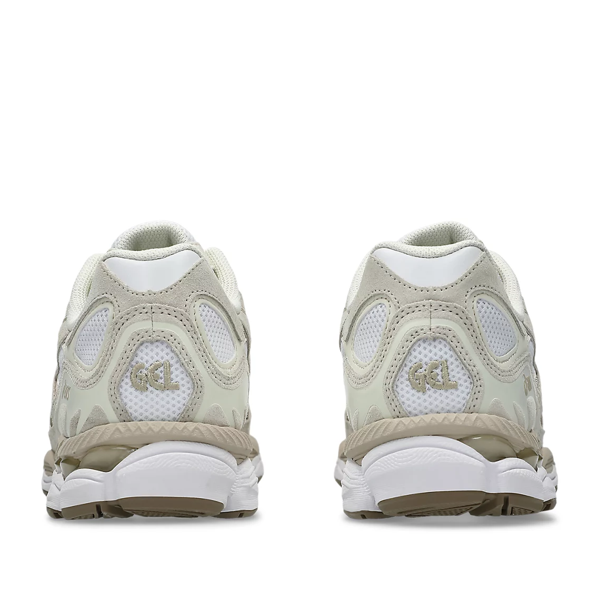 Asics Gel NYC sneaker in the WhiteFeather Grey colorway