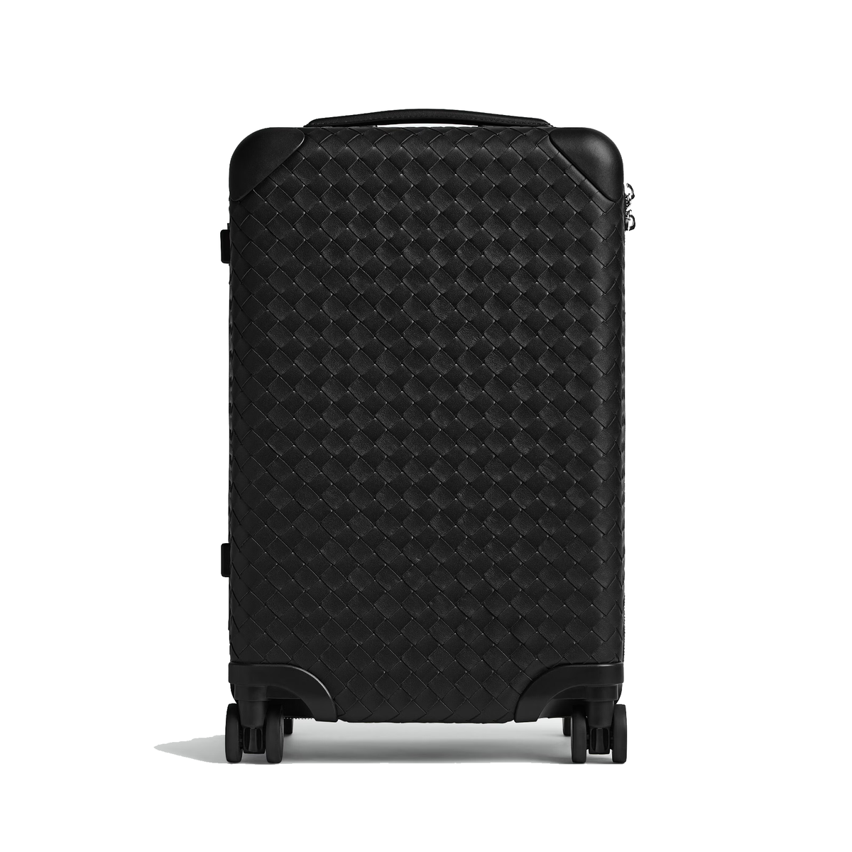 Bottega Veneta Odyssey Intrecciato Cabin Suitcase crafted from black calfskin — view 1