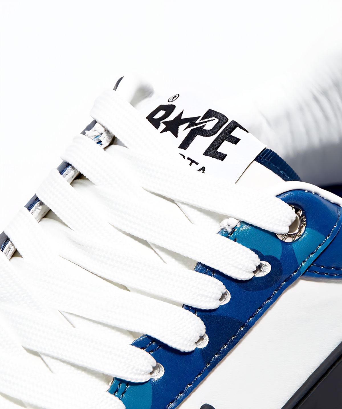 A Bathing Ape Bape Sta Low OS 1 Color Camo Blue White