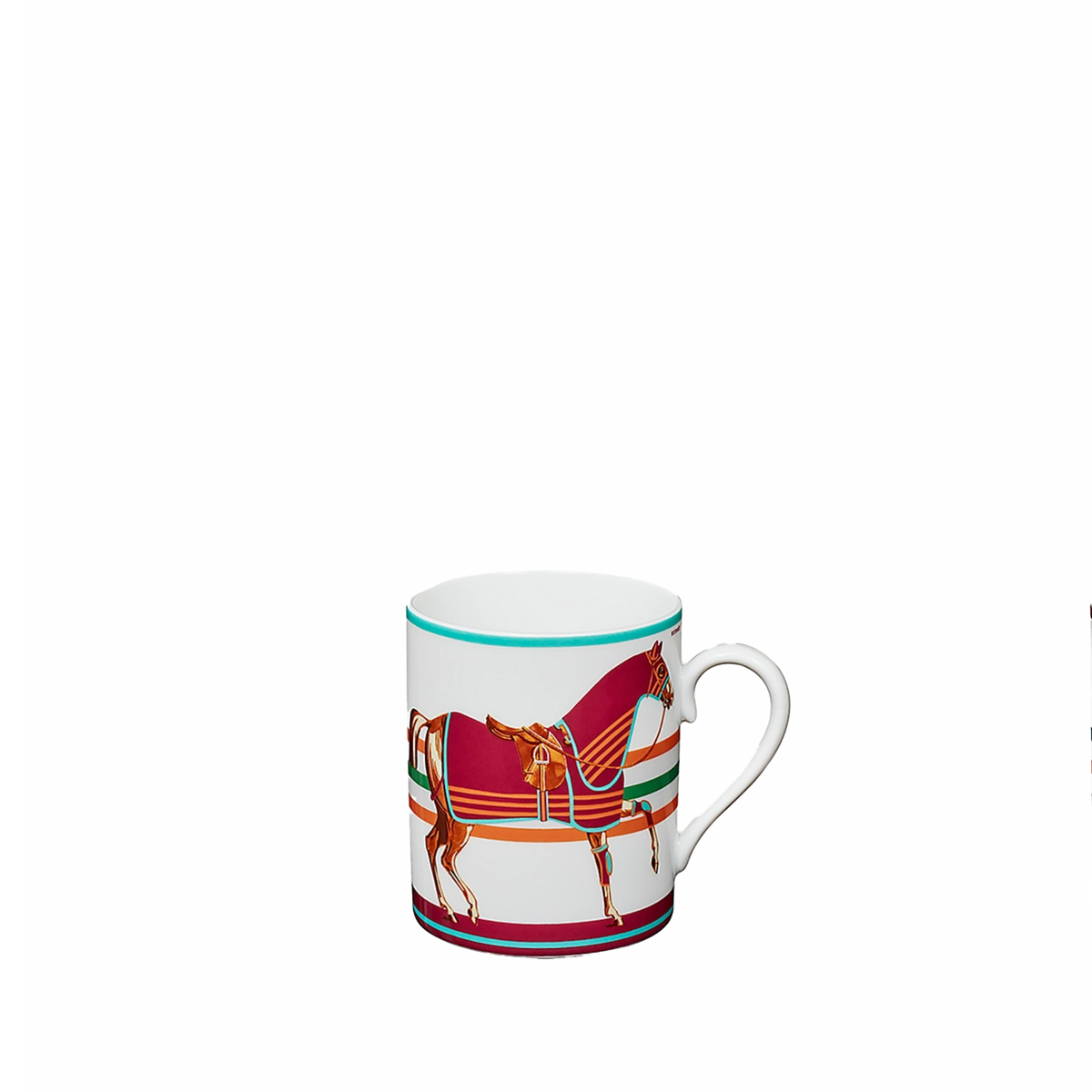 Hermès Cheval la Couverture porcelain mug — view 1