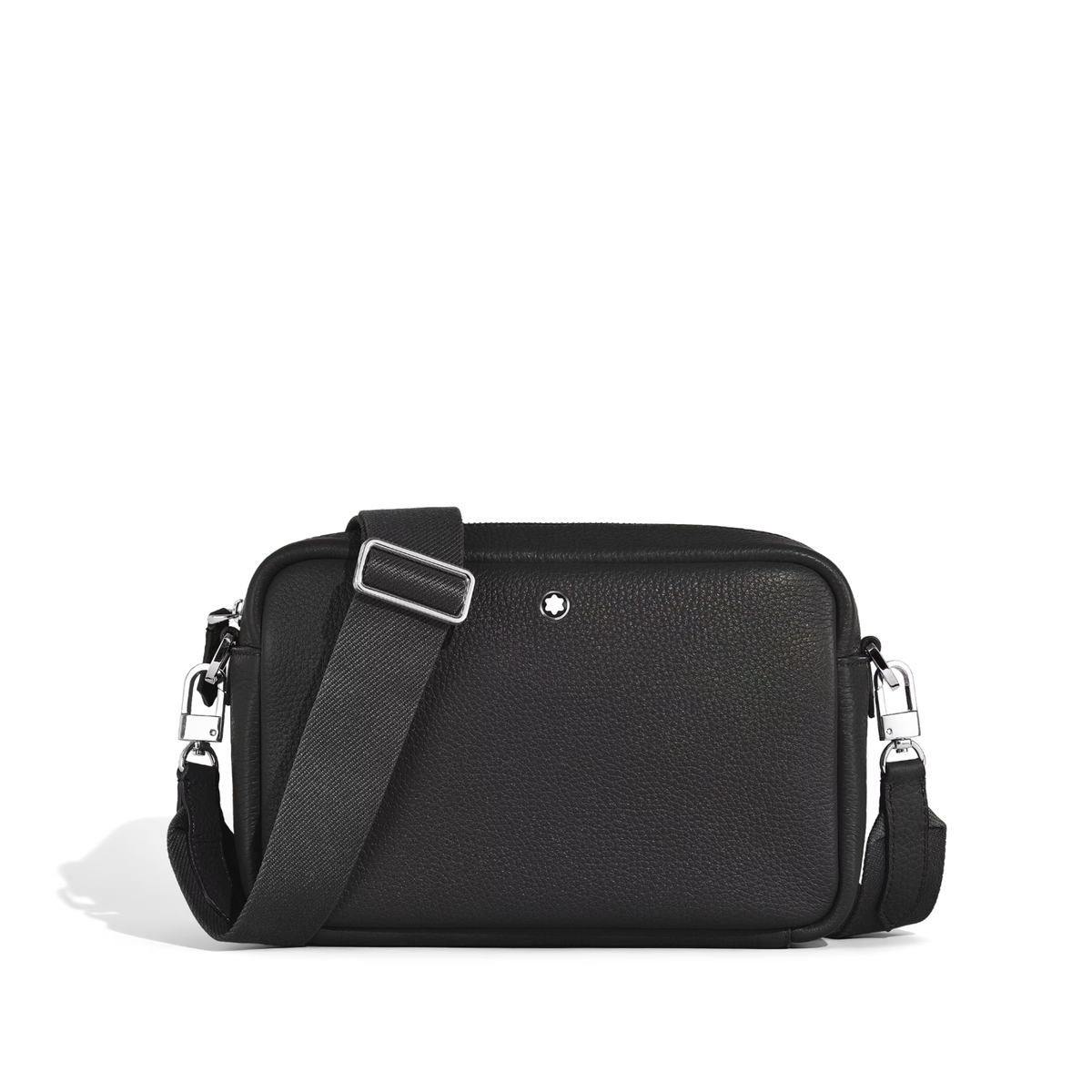 Montblanc Companion Crossbody Bag in black grained leather