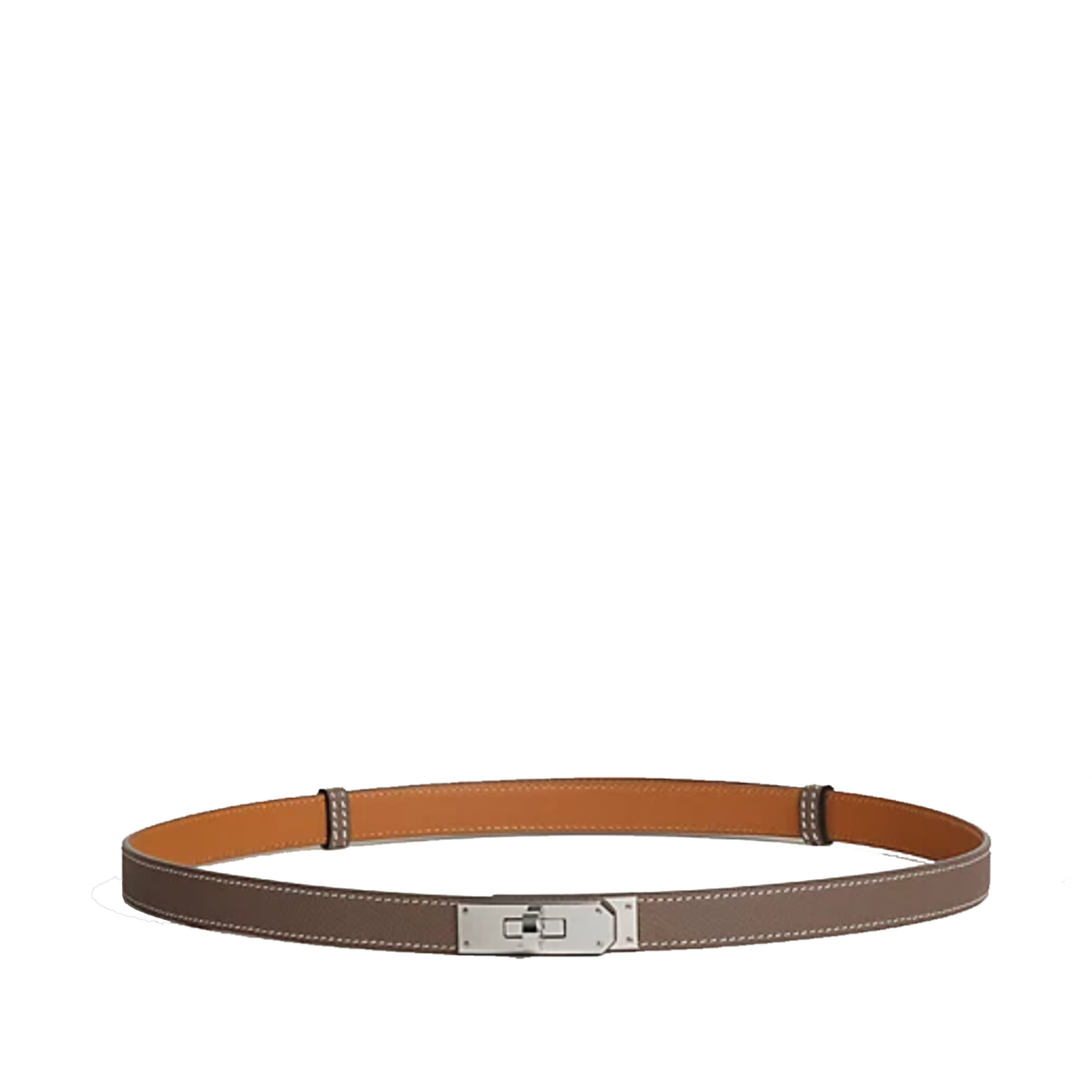 Hermès Kelly 18 belt in toupe Epsom calfskin — view 1