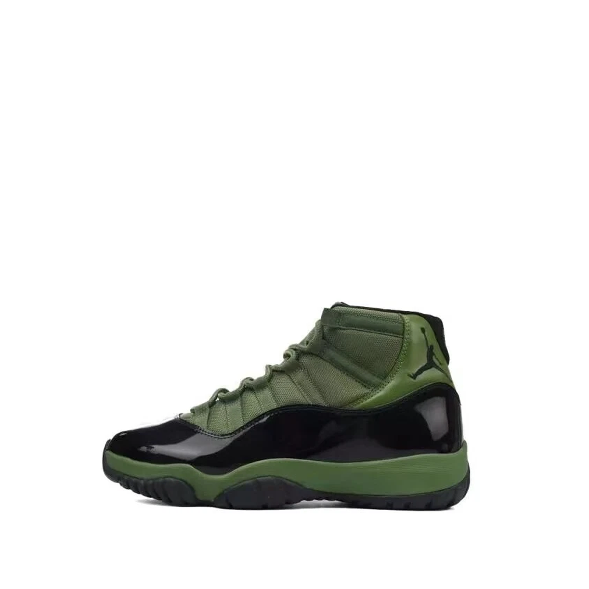 Air Jordan 11 Army green black
