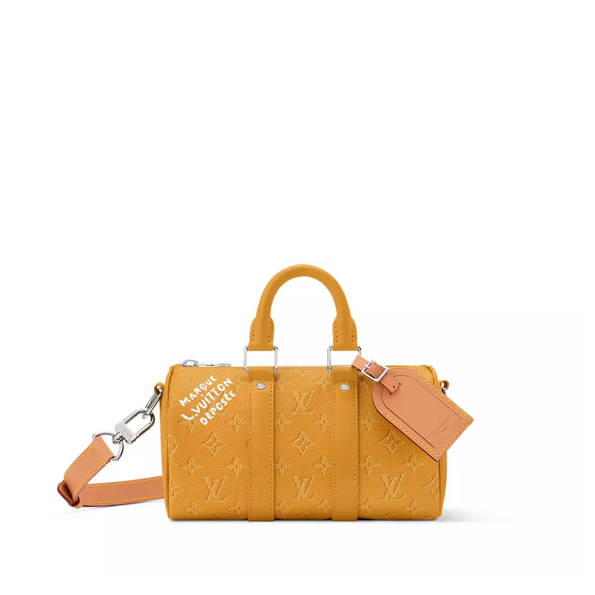Louis Vuitton Keepall Bandoulire 25 city bag in vibrant Monogram Heritage coated canvas