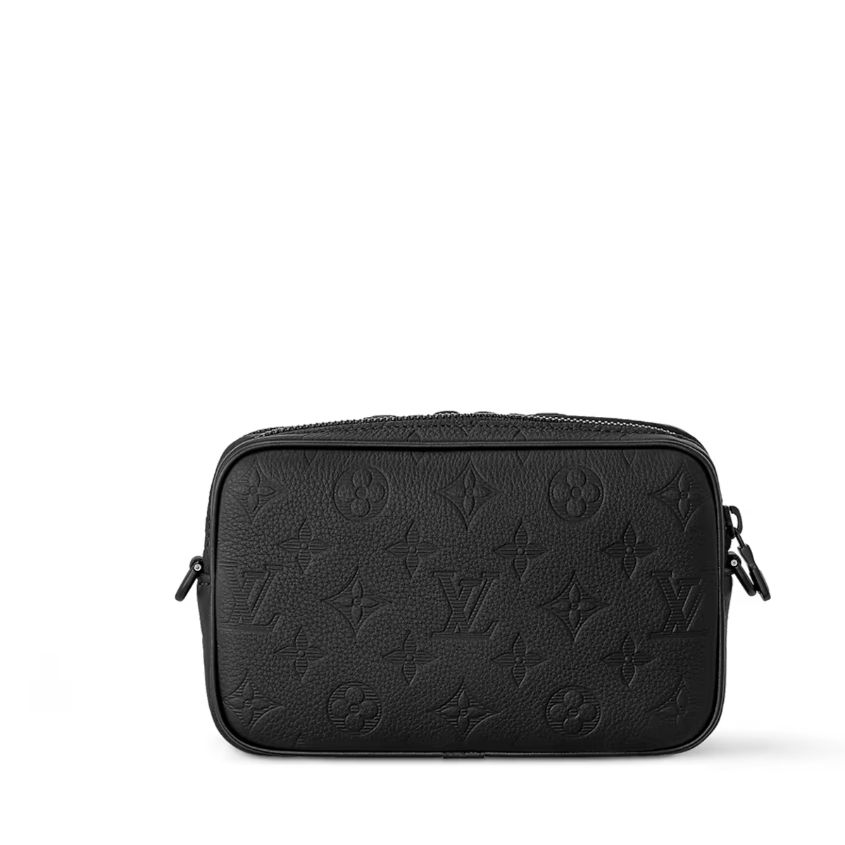 Louis Vuitton Alpha Wearable Wallet in black Monogram Shadow calf leather