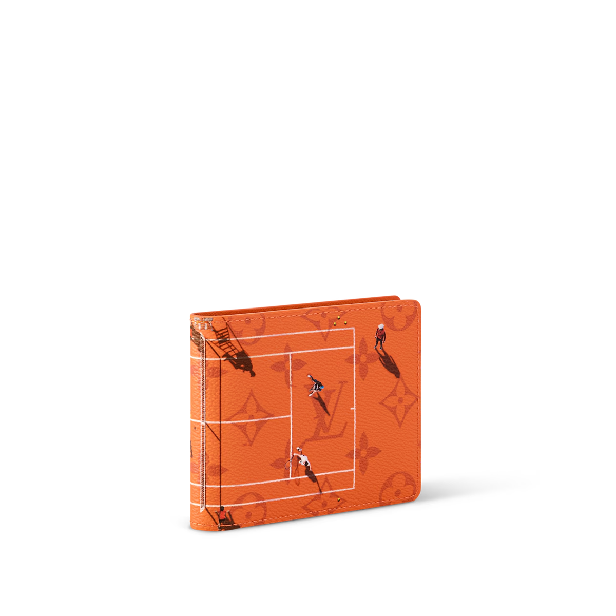 Louis Vuitton Tennis Slender Wallet in Brick Red canvas