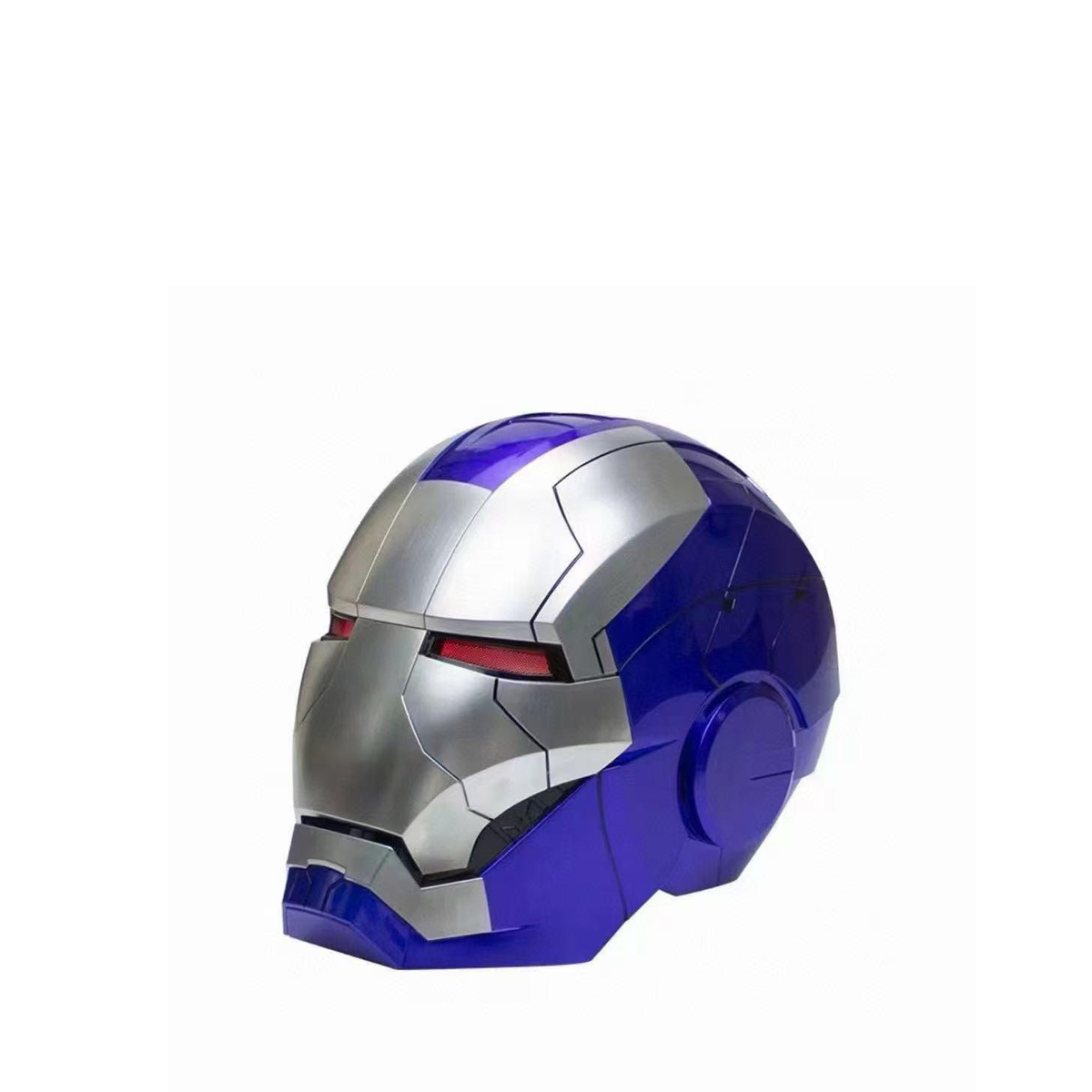 Iron Man MK5 electronic blue helmet with voice activated