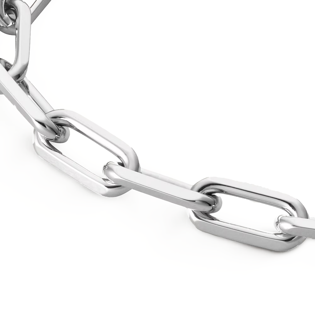 white gold Santos de Cartier chain bracelet