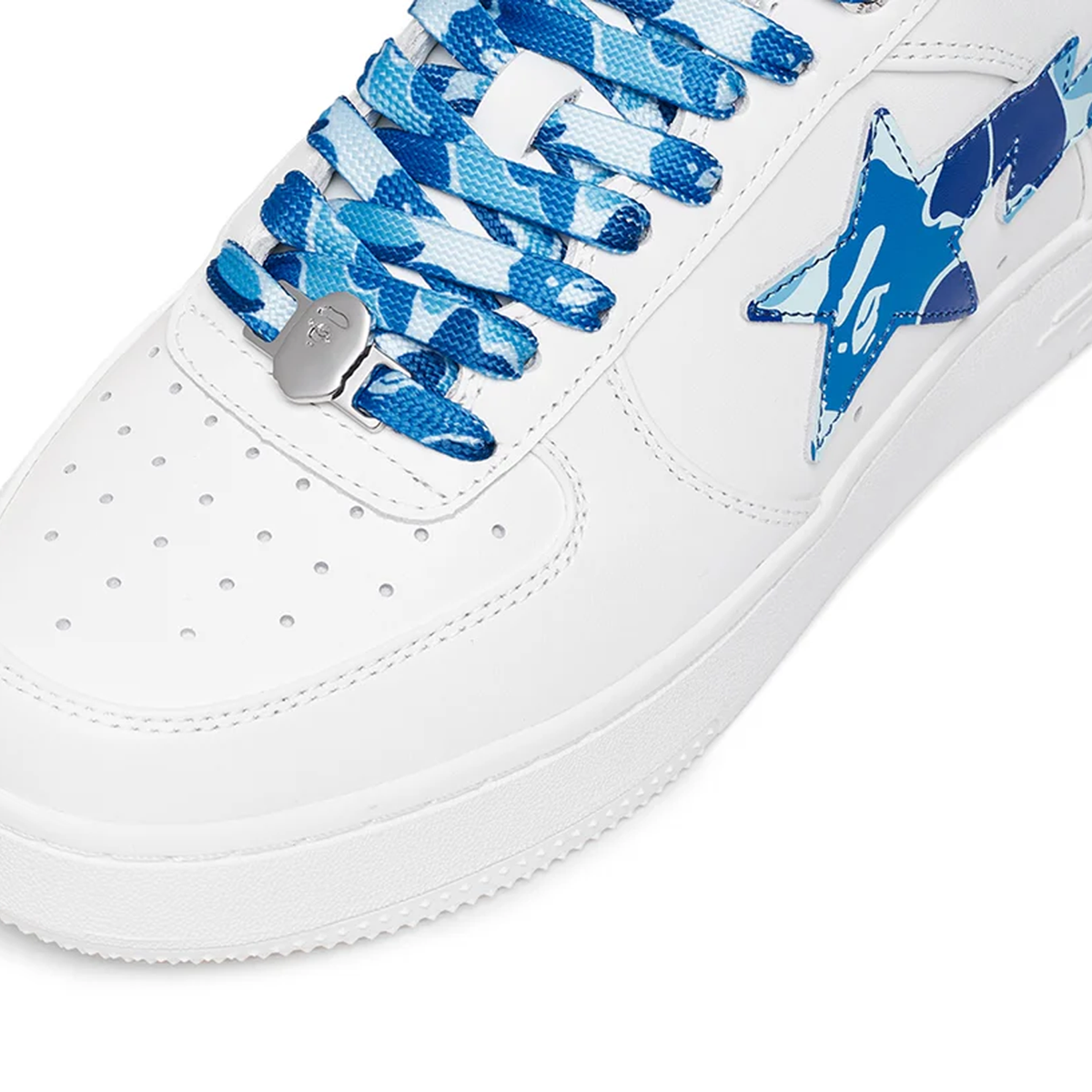 A Bathing Ape Bape Sta Low sneakers in the ABC Camo Pack Blue
