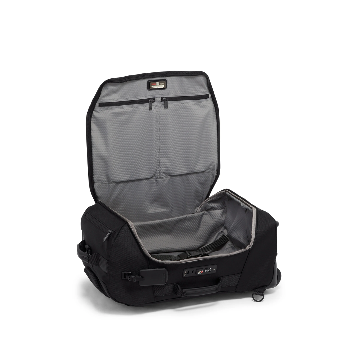 TUMI Alpha Bravo international 2 wheeled duffel converts into a backpack