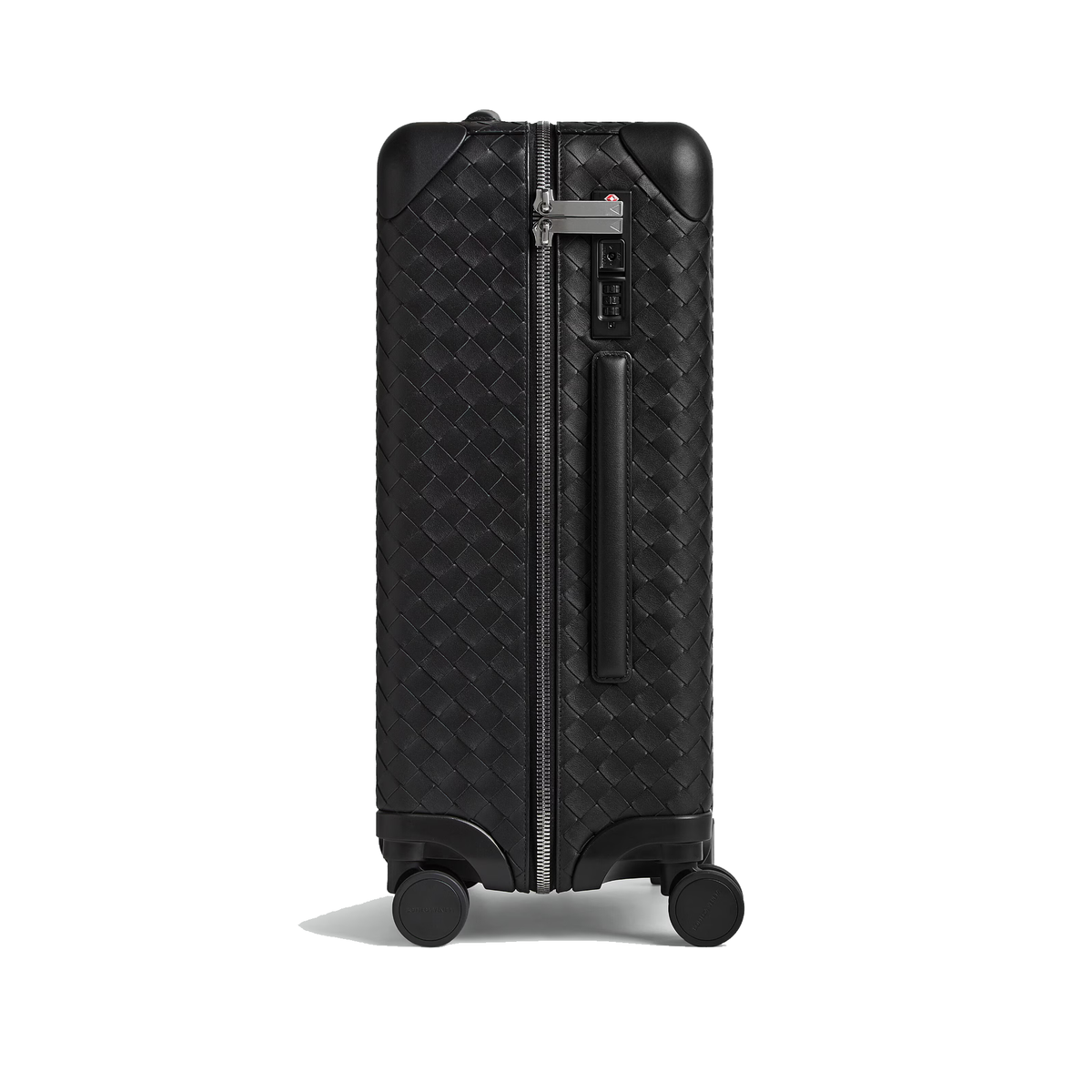 Bottega Veneta Odyssey Intrecciato Cabin Suitcase crafted from black calfskin — view 3